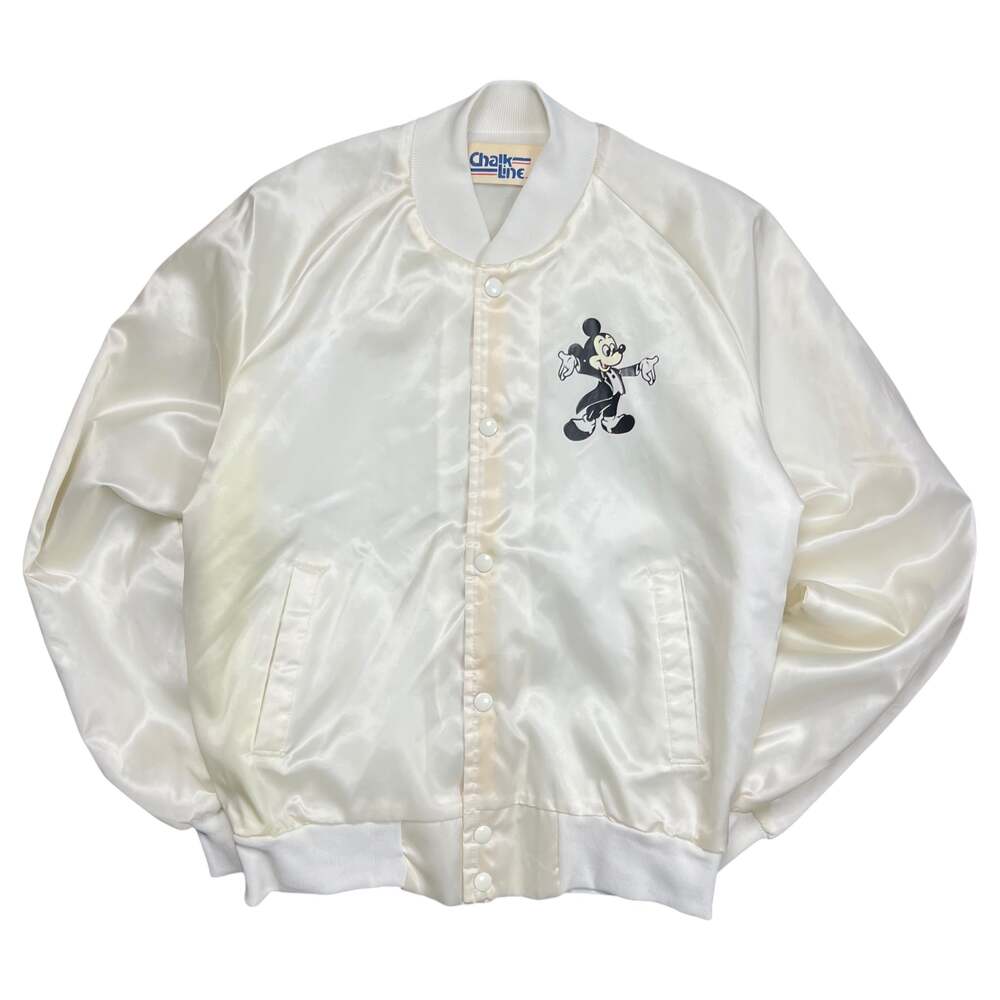 Vintage 1987 Chalk Line Mickey Mouse Disney Anniversary Bomber Jacket - M